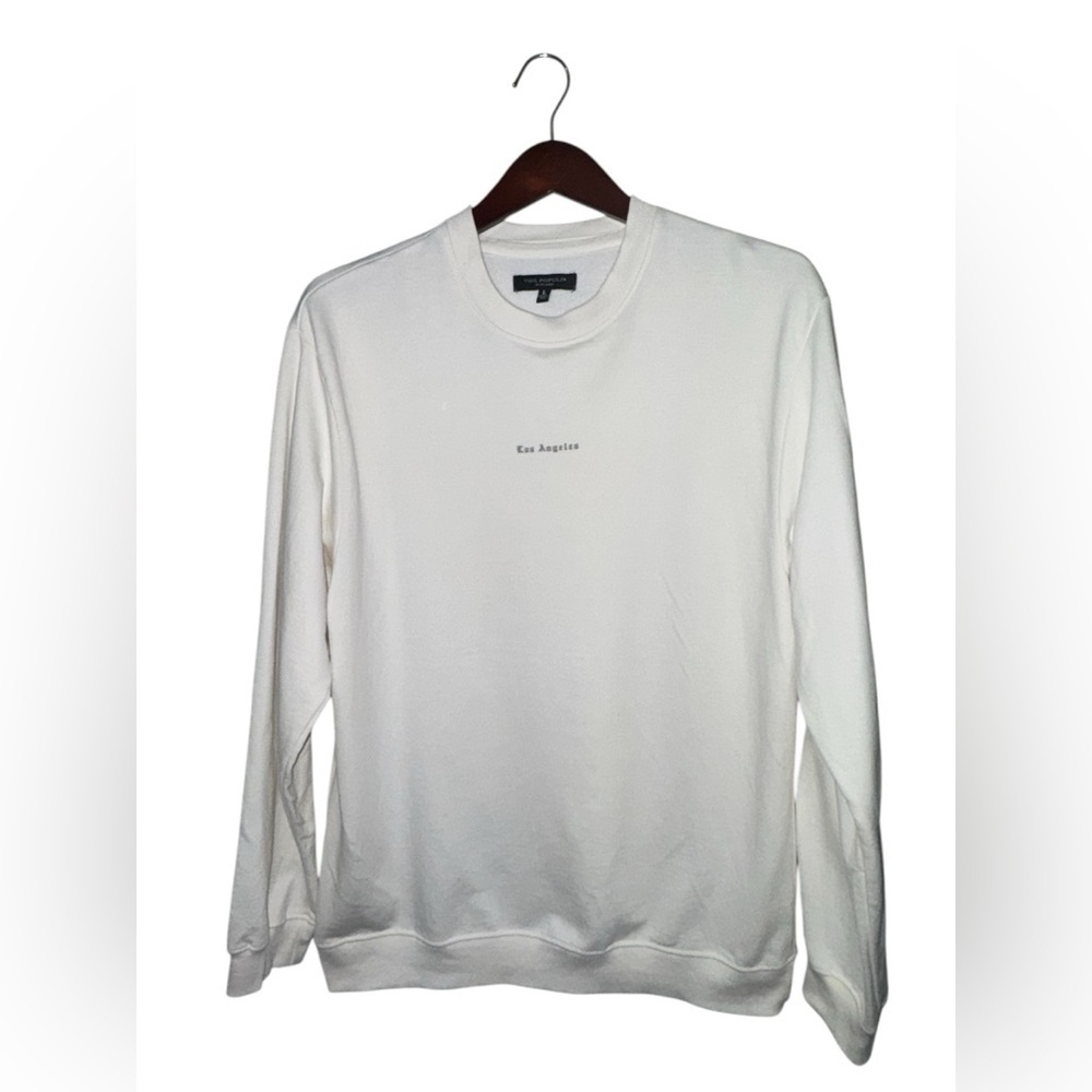 Vox Populi Los Angeles White Crewneck Sweatshirt Size L
